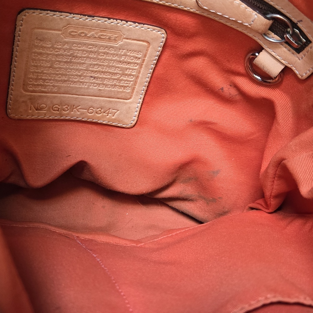 Brown and Tan Designer Shoulder Bag - Picture 3 of 3